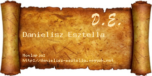 Danielisz Esztella névjegykártya